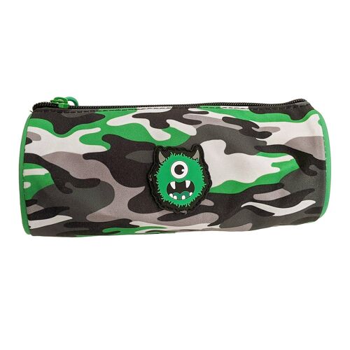 Hugga Camo Barrel Pencil Case