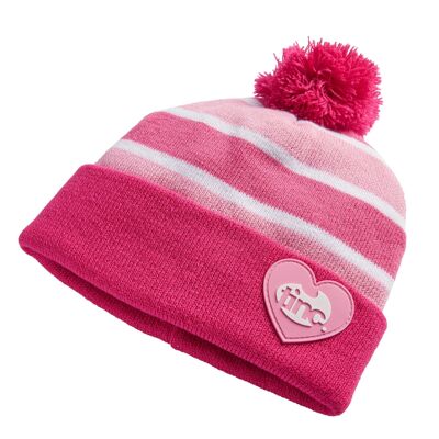 Mallo Pink Kids Bobble Hat