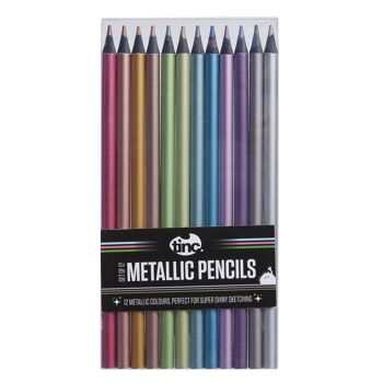 Crayons de couleur métalliques super brillants 1