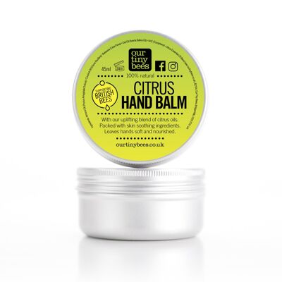 Citrus Hand Balm / Lime, Lemon & Bergamot