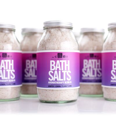 Bath Salt Blend 5 - Juniper, Lemon and Cedarwood