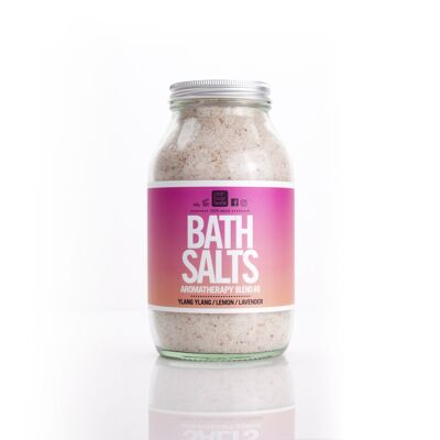 Bath Salt Blend 6 - Ylang-Ylang, Lemon and Lavender