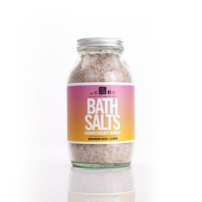 Bath Salt Blend 7 - Geranium Rose and Lemon