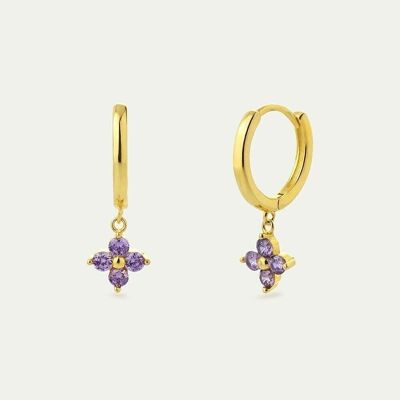 Aros Béatrice Purple Gold -    Flor de Menta  -