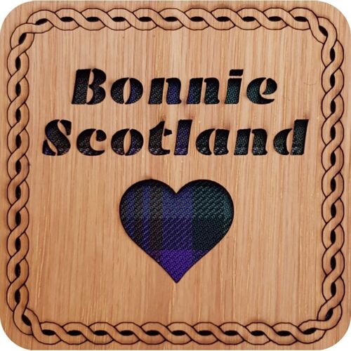 Bonnie Scotland Square Coaster | LCR20