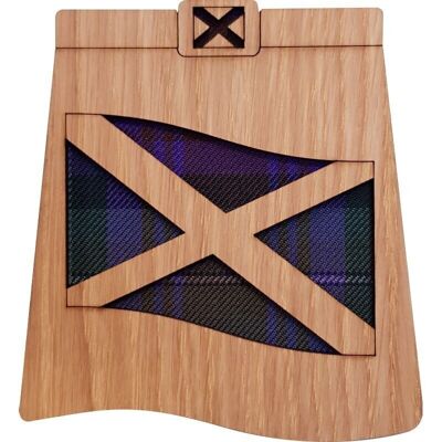 Saltire Kilt Coaster | LCR12