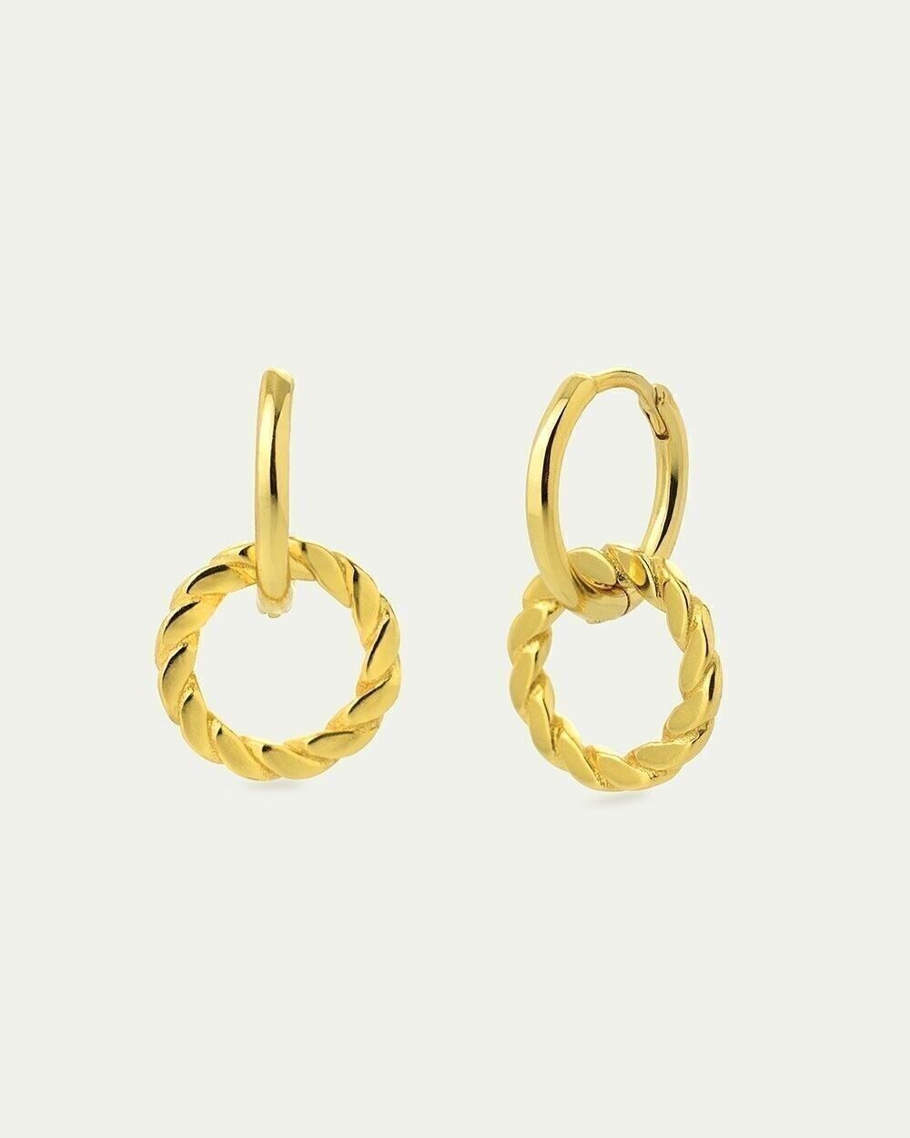 Orecchini in oro Chelsea - Fiore di menta -