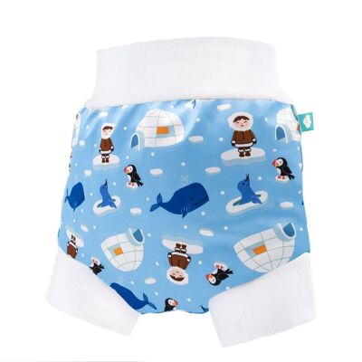 Little Clouds - pantalone copri pannolino in stoffa V2 (pantaloni slip) - igloo