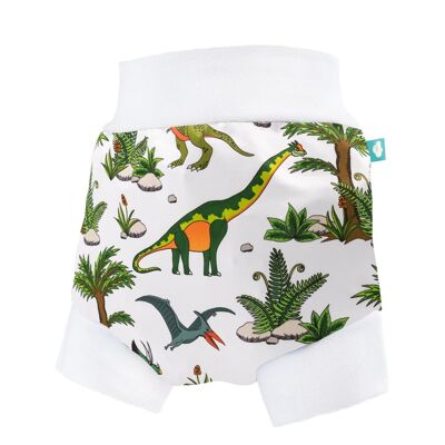 Little Clouds - Cloth diaper cover pants V2 (slip pants) - Dino World