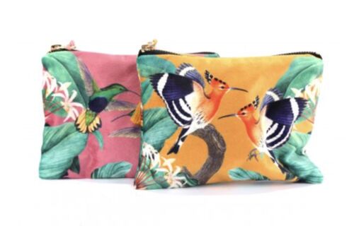 Make-up Bags Birds of Paradise Pink