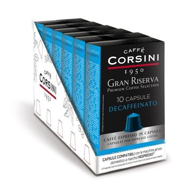 60 Nespresso® compatible capsules | Grand Reserve Decaffeinated