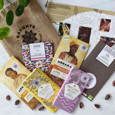 Fête des mères : Coffret cadeau chocolats Bean-to-Bar du monde entier