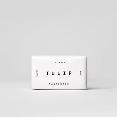 pastilla de jabón tulipán + regalo crema de manos YUZU