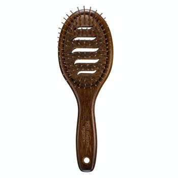 Brosse plate ventilée