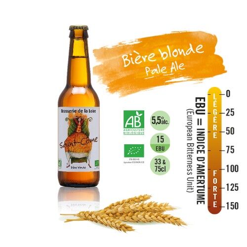 La Saint-Côme - Bière blonde - Brasserie De La Loire