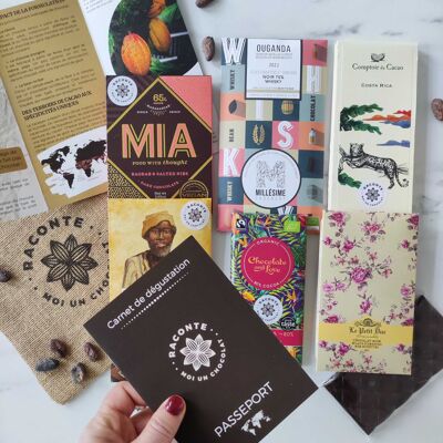 Caja regalo de chocolates negros para el Día de la Madre