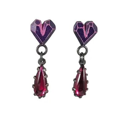 The Wood Heart Caireles Small Dangles