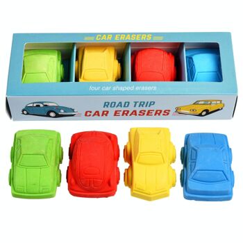 Gommes pour voiture (lot de 4) - Road Trip 1