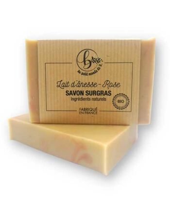 Savon Lait d'ânesse - Rose de mai