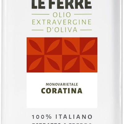 Huile d'olive extra vierge CORATINA 3 L - 5 L