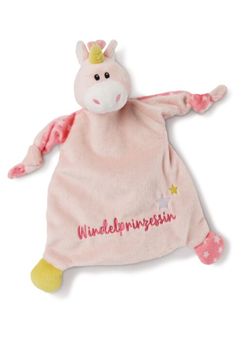 Schmusetuch Einhorn "Windelprinzessin"