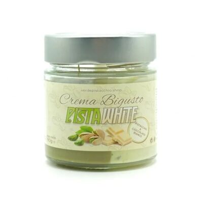 PistaWhite, Crema Spalmabile Bi-gusto Pistacchio e Cioccolato Bianco