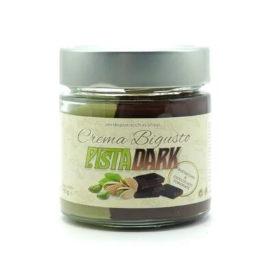 PistaDark, Crema Spalmabile Bi-gusto Pistacchio e Cioccolato Fondente