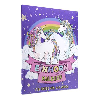 Libro para colorear de unicornio