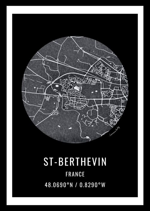 53-CARTE ST BERTHEVIN