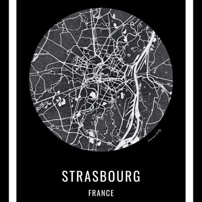 67-MAP STRASBURGO
