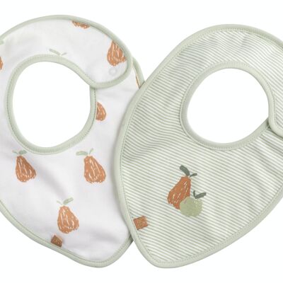 SET OF 2 BOTANICA BIBS