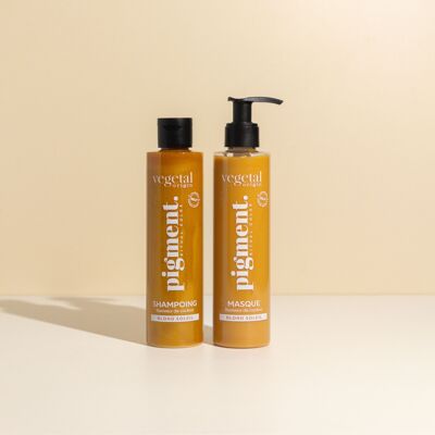 Champú y Mascarilla Colorante Duo Rubio Sol Dorado 200ml