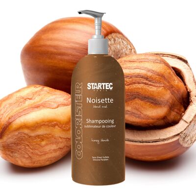 Shampoo colorante per capelli biondo miele