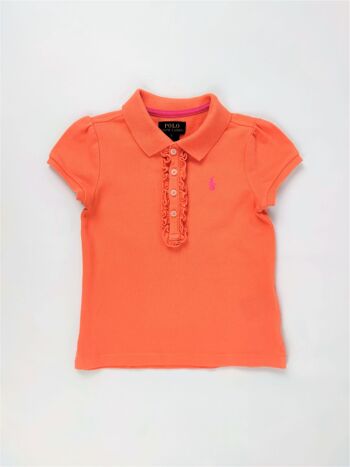 Polo orange Ralph Lauren - occasion  - 5 ans 1