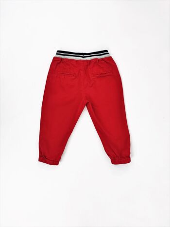 Pantalon rouge Bout'chou - occasion - 18 mois 2