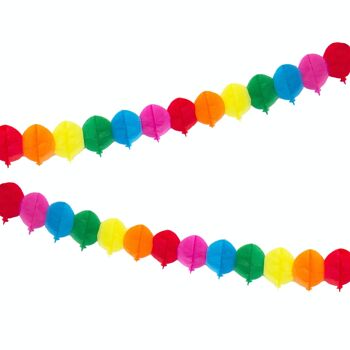 Compra Ghirlande per feste con palloncini di compleanno arcobaleno -  Confezione da 3 all'ingrosso