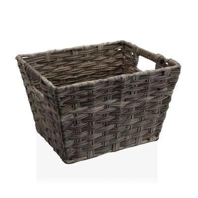 BASKET WITH GRAY HANDLES 19480360