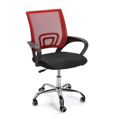 BLACK/RED OFFICE CHAIR 22180003