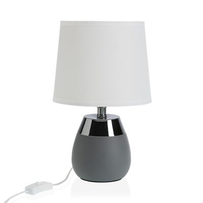 METAL TABLE LAMP 29x18 GRAY 10870059