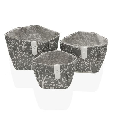 SET 3 SQUARE BASKETS LIVELY 22000136