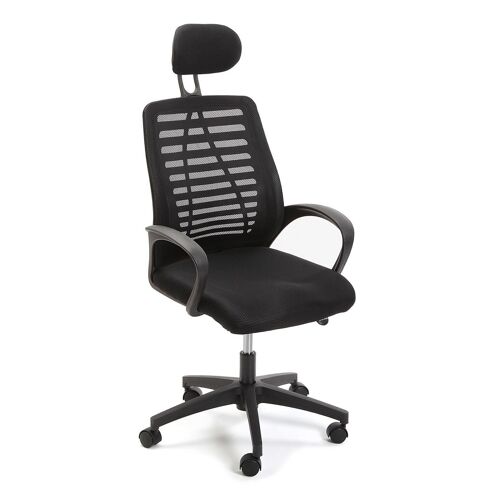 SILLA OFICINA NEGRA 22180004