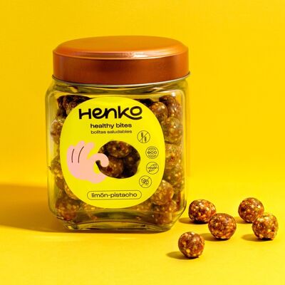 Healthy bites lemon-pistachio bio (in bulk and with jar included)