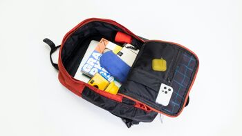 MACAROON LARGE GAMESCAPE - Granc sac à dos en nylon recyclé pour pc 15 pouces, sac étudiant, sac week-end 2