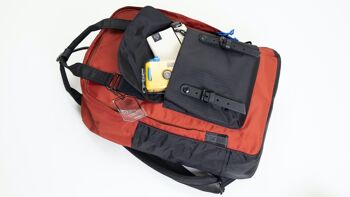 MACAROON LARGE GAMESCAPE - Granc sac à dos en nylon recyclé pour pc 15 pouces, sac étudiant, sac week-end 8