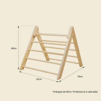 Echelle Triangle Pikler Montessori 4