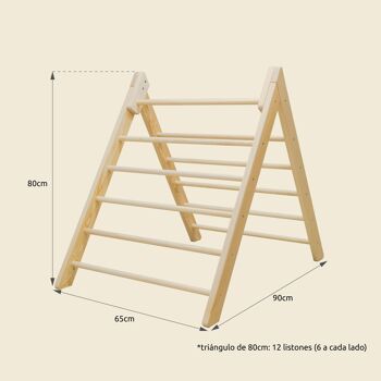 Echelle Triangle Pikler Montessori 5