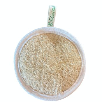 Luffa compostable - tampon exfoliant pour le visage 1