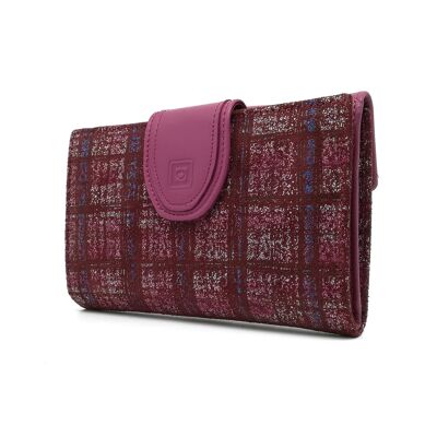 Borsa Donna Piccola | Portafoglio da donna | Made in Spagna | RFID | Portafoglio in pelle | Rif. 32216 Malva