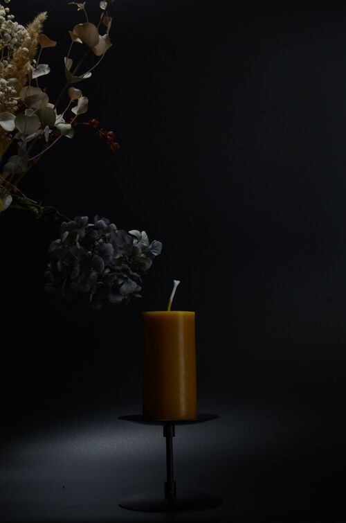 BEESWAX PILLAR CANDLE SMALL