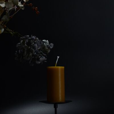 BEESWAX PILLAR CANDLE SMALL